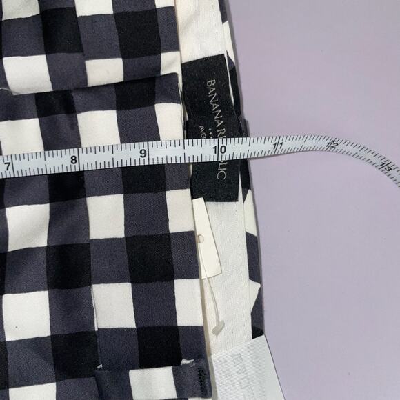 Banana Republic Avery Gingham pattern pant New - Picture 8 of 9